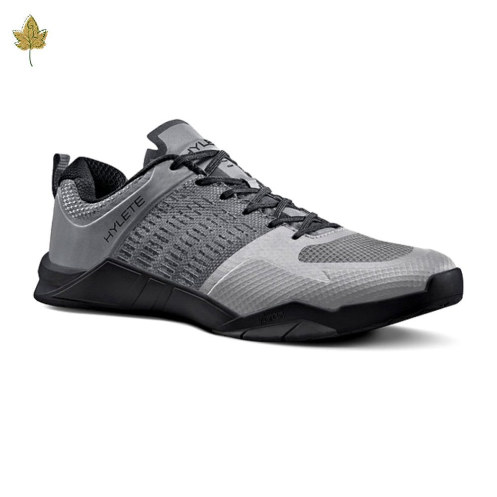 Men's HYLETE Circuit Training Shoes | Sz 7.5 | Cool Gray, Nickel, Black